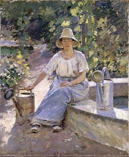 Theodore Robinson The Watering Pots china oil painting image